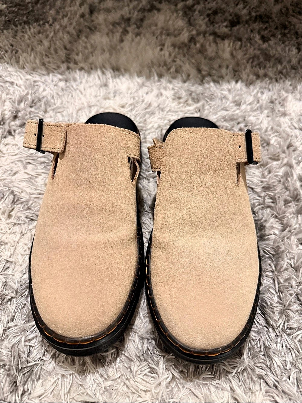 Dr. Martens Adrian Bex Tan Buckle Shoes US 9 Like New